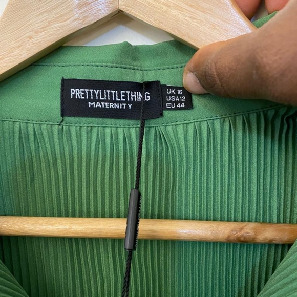 Maternity Shirt Dress with slit - Picture 4 of 6